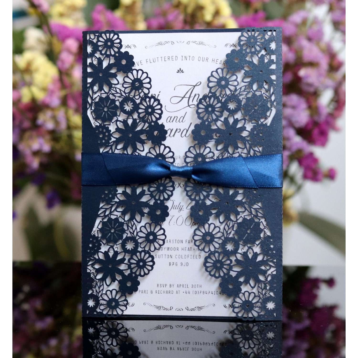 Wedding Supplies Beautiful Invitation Card Valentine's Day Greeting Card Laser Cut